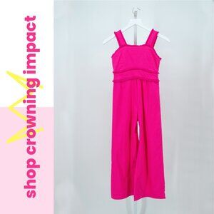 Hot Pink Fringe Jumpsuit - Girl's 10 | Habitual Girl